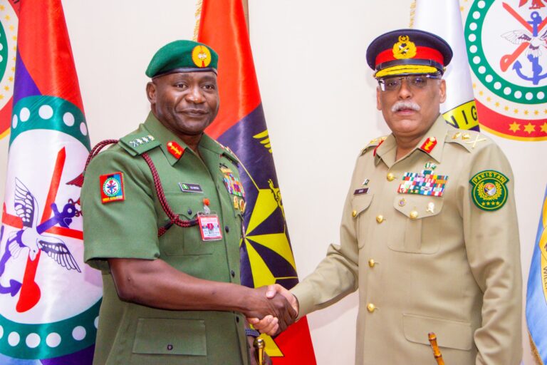 INSECURITY: Nigerian CDS Stressed the Significance of Partnership with Pakistan…. Through Capacity Building