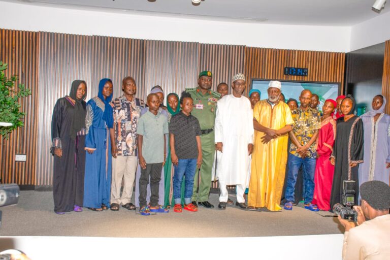 Ribadu Hands Over Former DG NYSC, Ambassador, 17 Others as Rescued Victims to Families