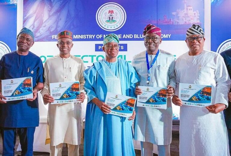 JUST IN: Heads of Marine and Blue Economy Agencies Signs 2025 Performance Bonds with Minister