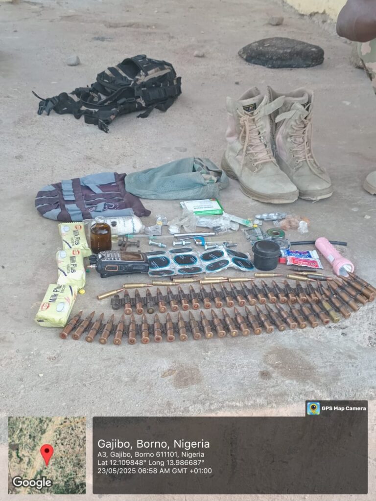 INSURGENCY: Troops Neutralize Several Terrorists, Recover Cache of Arms and Ammunitions in Gajibo